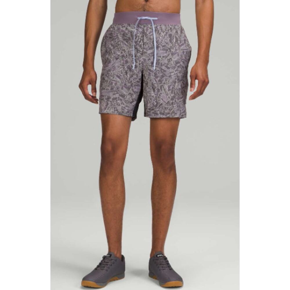 Lululemon Mens T.H.E. Short 7" Linerless Parallel Purple Lavender Size Medium